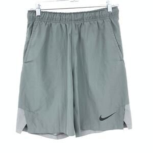 Nike Dri Fit Casual Pull On Activewear Shorts Mens Size Small Gray Elastic Waist
